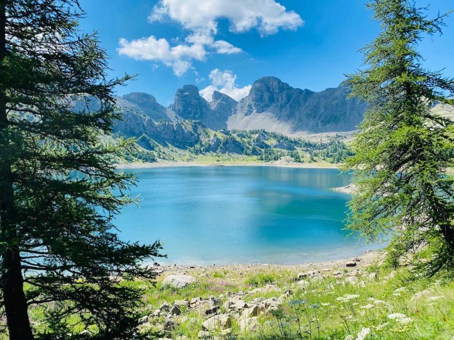 Studio De Charme Avec Vue Sur Le Val D'Allos, Parking Et Wifi Gratuit Extérieur photo