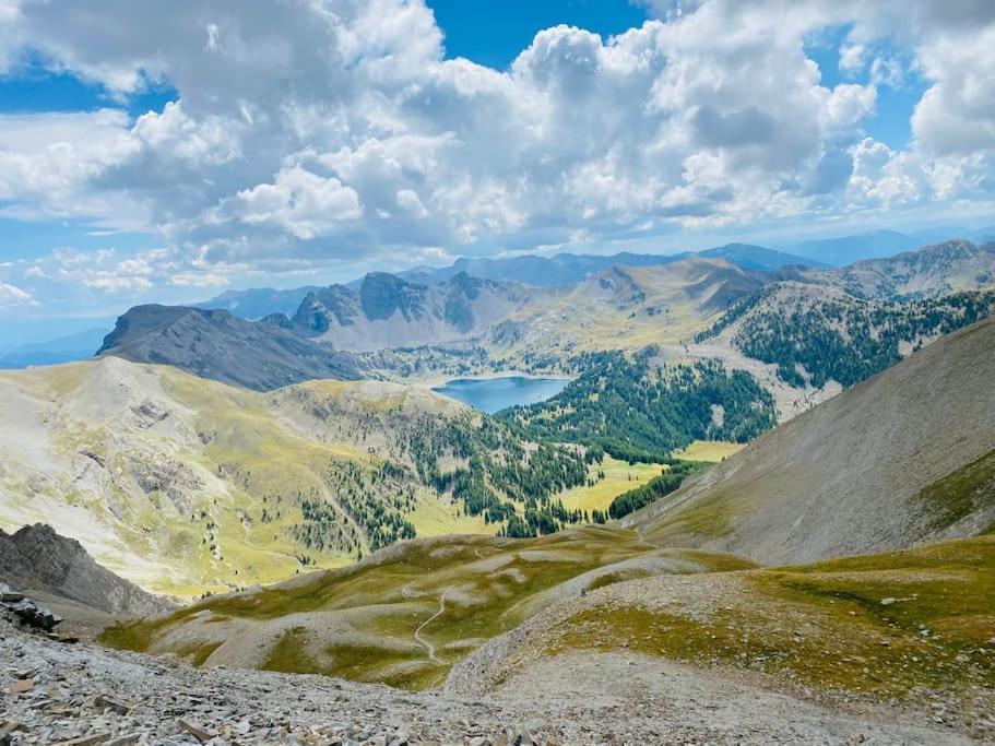 Studio De Charme Avec Vue Sur Le Val D'Allos, Parking Et Wifi Gratuit Extérieur photo